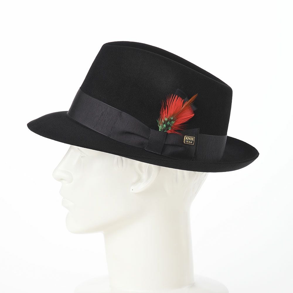 ノックス フェルトハット Rabbit Fur Fedora Hat（ラビットファー