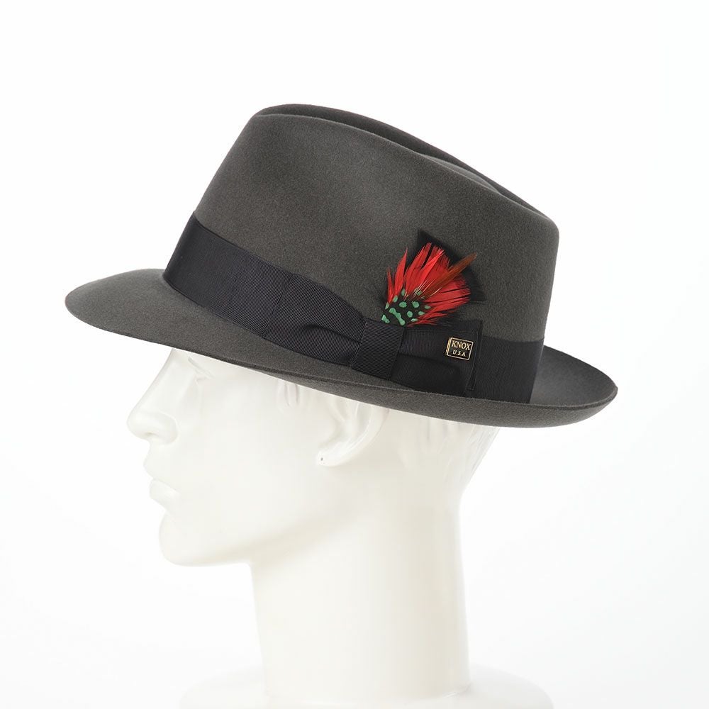 ノックス フェルトハット Rabbit Fur Fedora Hat（ラビットファー