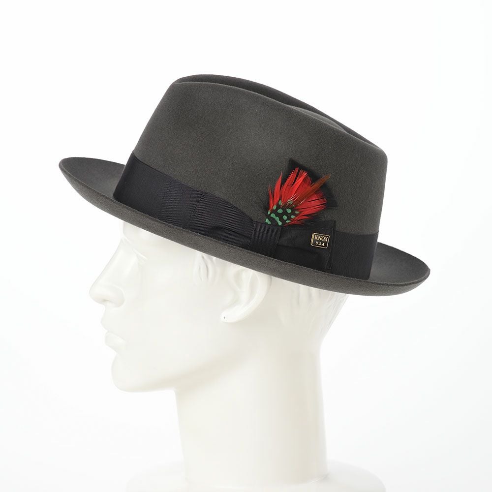 ノックス フェルトハット Rabbit Fur Fedora Hat（ラビットファー