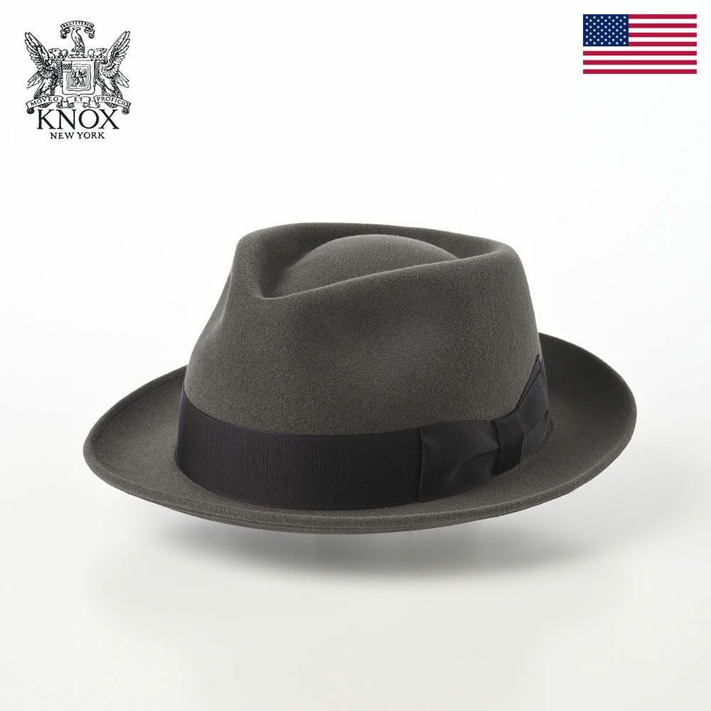 ノックス フェルトハット Rabbit Fur Fedora Hat（ラビットファー