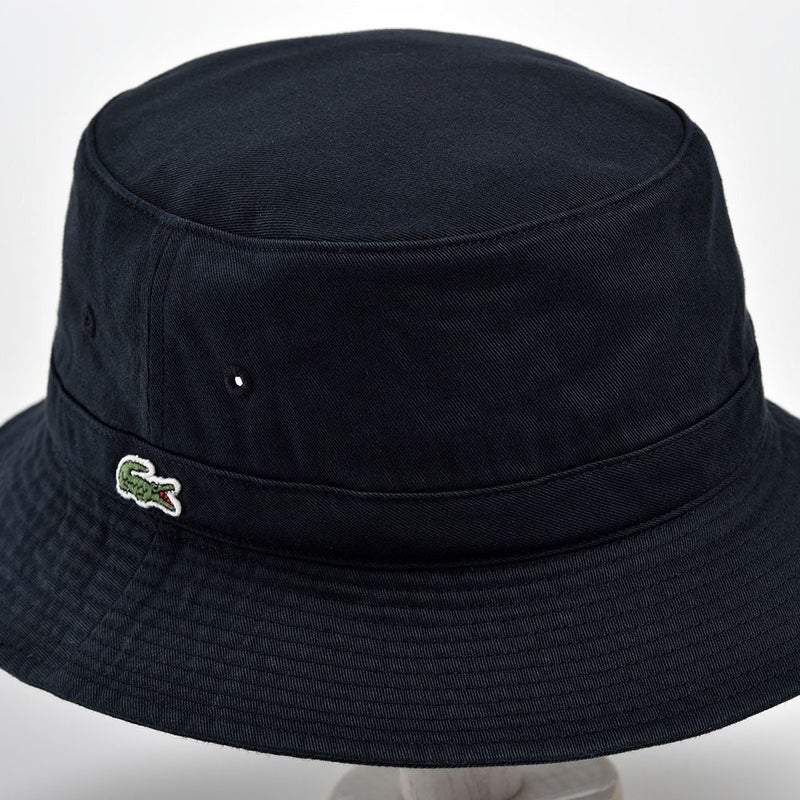 ラコステの布帛ソフトハット COTTON SAFALI HAT（コットン サファリハット）L3981 ネイビー