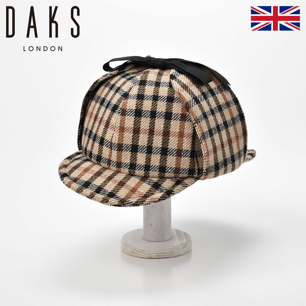 ダックス キャップ Sherlock Tartan Check（シャーロック タータン