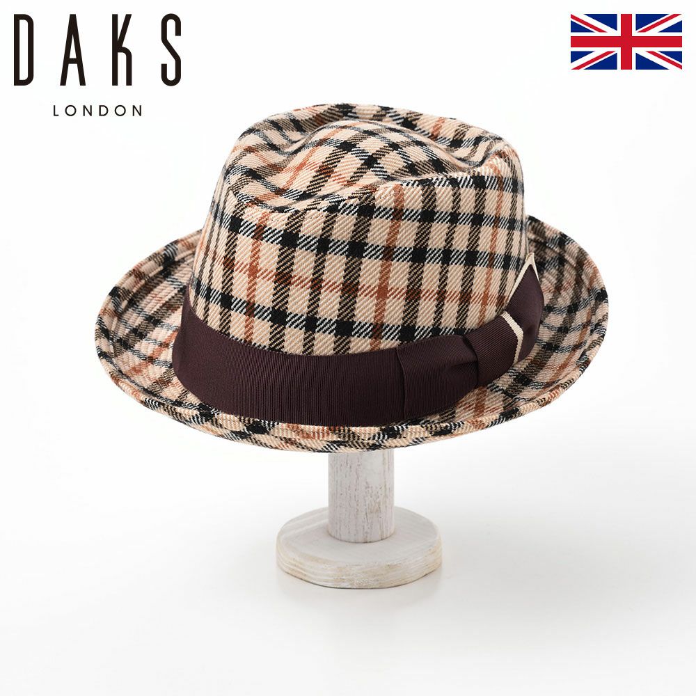 ダックス 布帛ソフトハット Safari Tartan Check（サファリ タータン