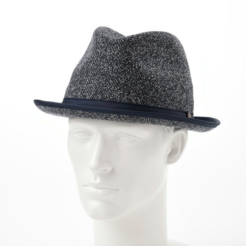ダックスの布帛ソフトハット Manish Flannelana（マニッシュ フランネラーナ） D3728 ブルーグレー