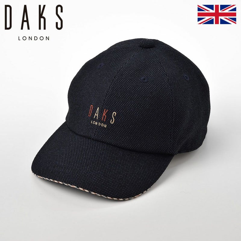 ダックスのキャップ Cap Birds Eye（キャップ バーズアイ） D3755 ネイビー