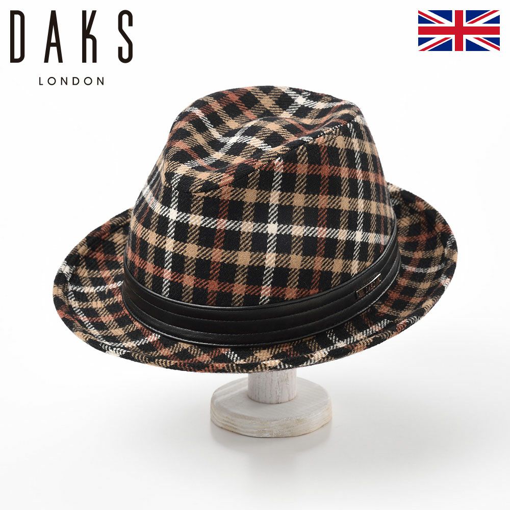 ダックス 布帛ソフトハット Safari Tartan Check（サファリ タータン