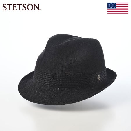 ステットソンの布帛ソフトハット MANISH THERMO KNIT（マニッシュ サーモ ニット）SE105 ブラック