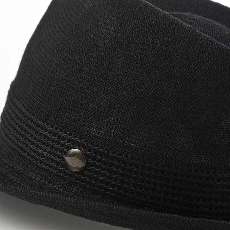 ステットソンの布帛ソフトハット MANISH THERMO KNIT（マニッシュ サーモ ニット）SE105 ブラック