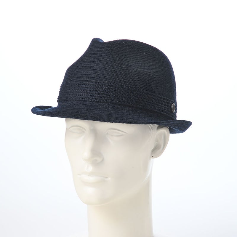 ステットソンの布帛ソフトハット MANISH THERMO KNIT（マニッシュ サーモ ニット）SE105 ネイビー