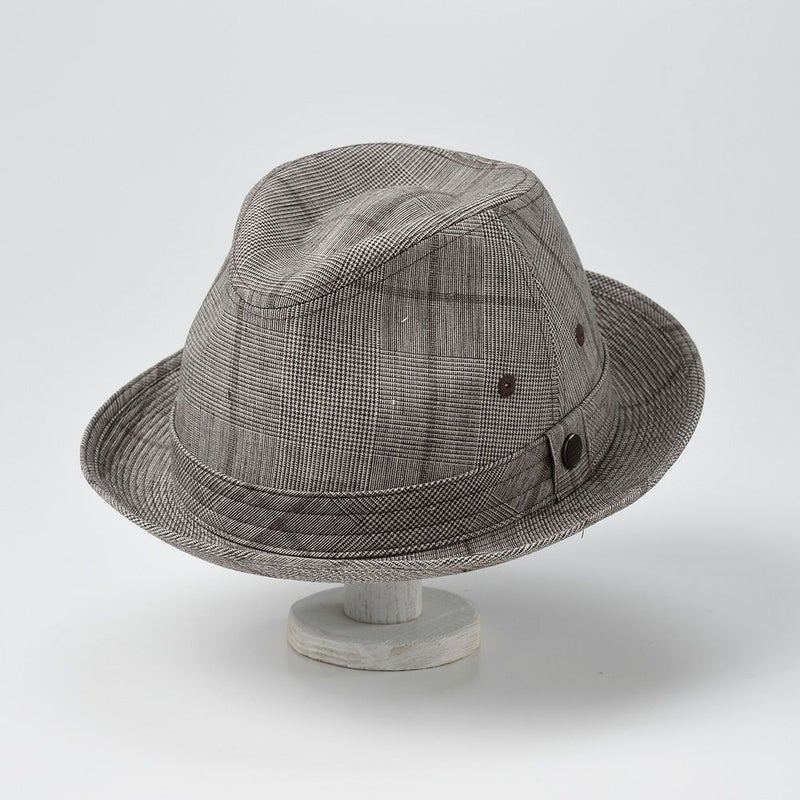 ステットソンの布帛ソフトハット LINEN HAT（リネンハット）SE448 ブラウン