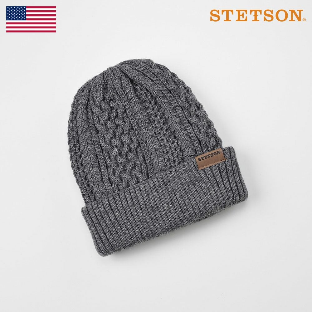 ステットソン ニット帽 KNIT WATCH（ニットワッチ）SE168 グレー