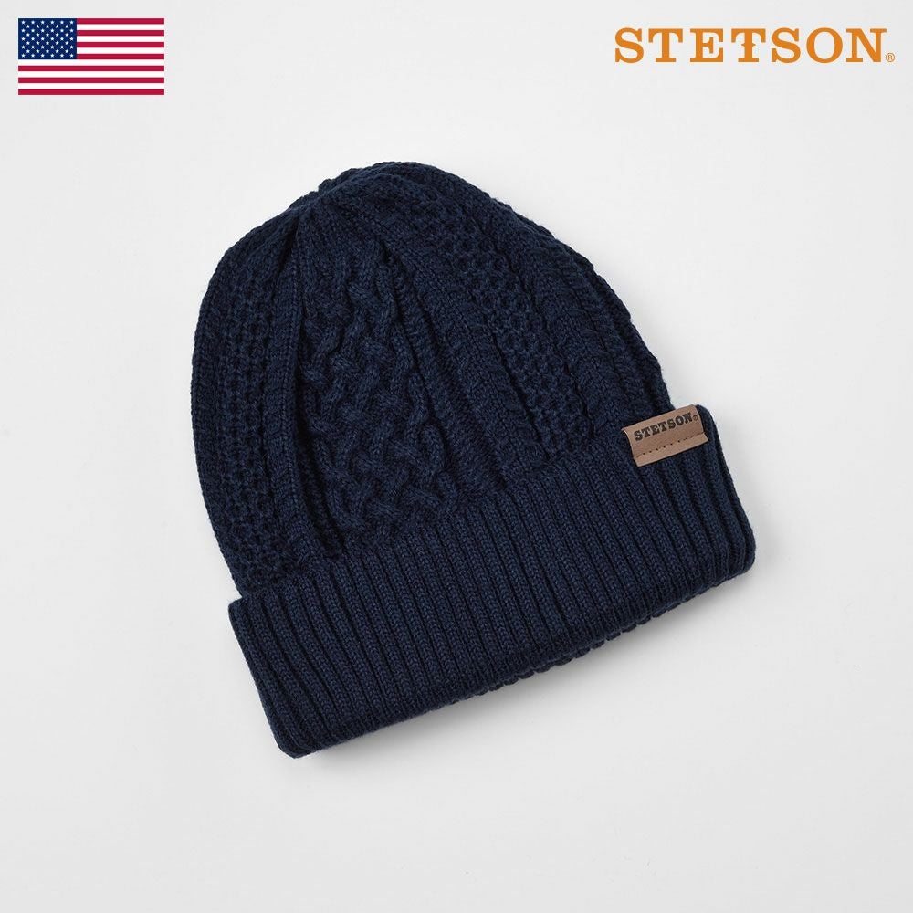 ステットソン ニット帽 KNIT WATCH（ニットワッチ）SE168 ブラック