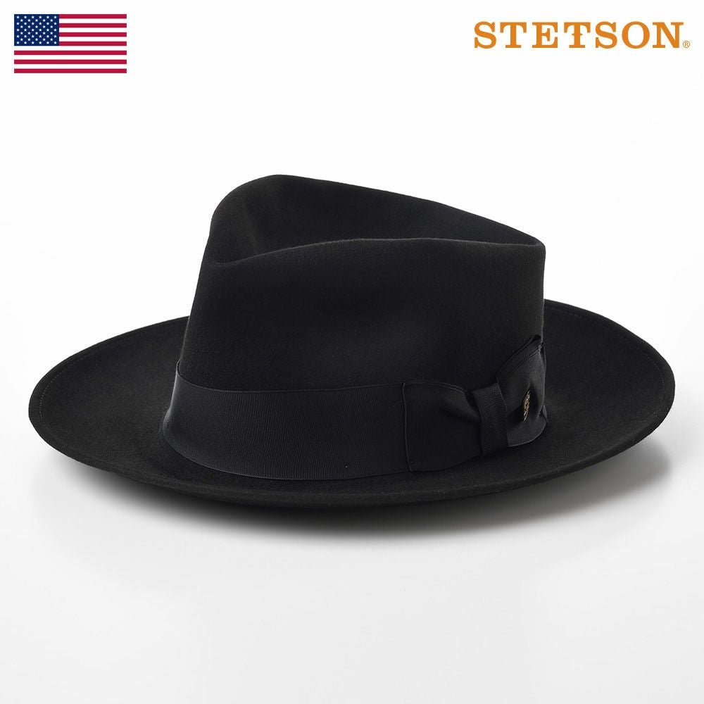 ステットソン　マンハッタンワイドブリム MANHATTAN WideBrim（マンハッタン ワイドブリム）SE687 ブラック