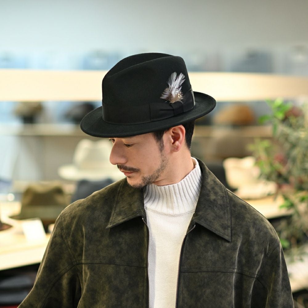 ステットソン フェルトハット CRUSHABLE WOOL HAT（クラッシャブル