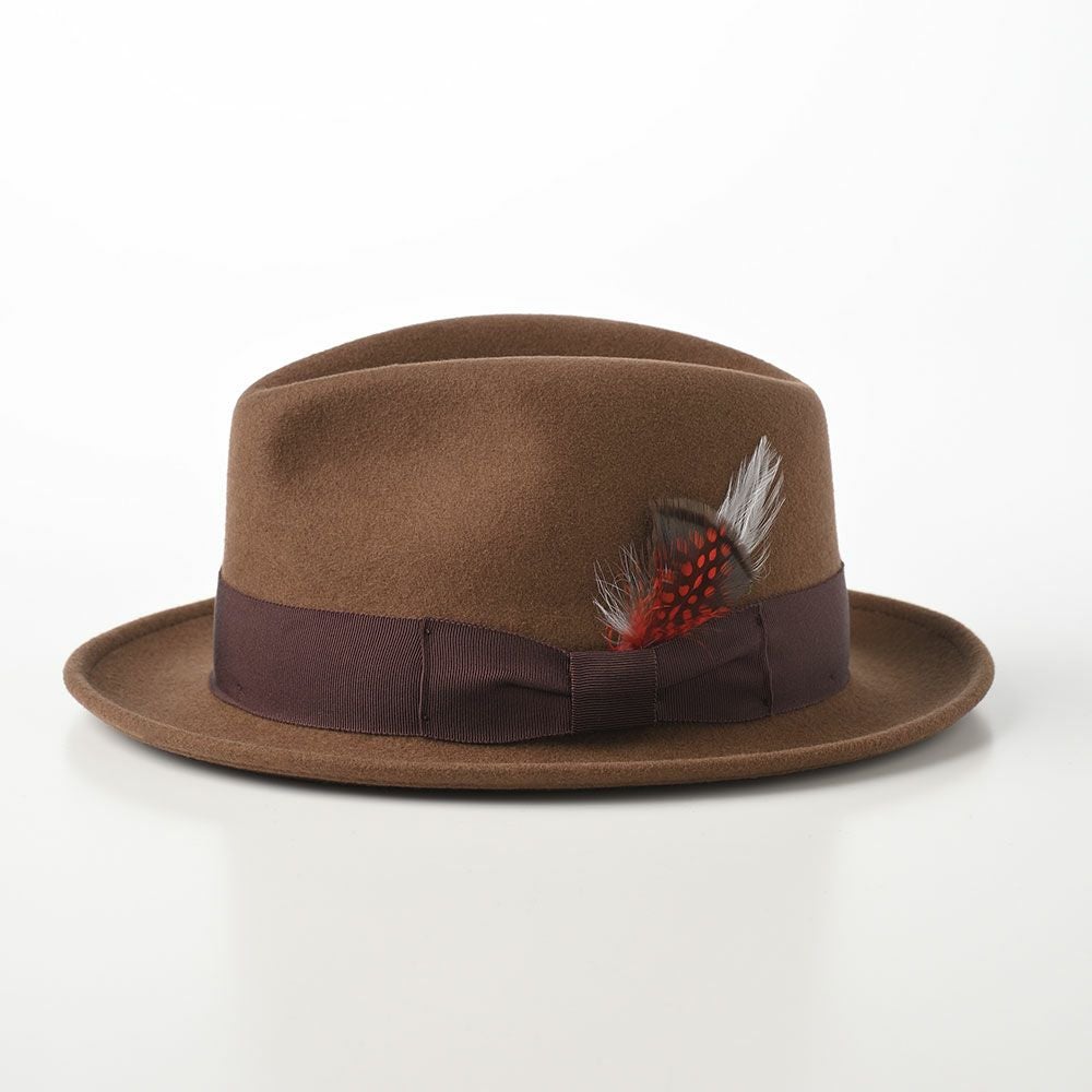 COMME des GARCONSギャルソン ブラウン ウール フェルトハット ステットソン フェルトハット CRUSHABLE WOOL HAT（クラッシャブル