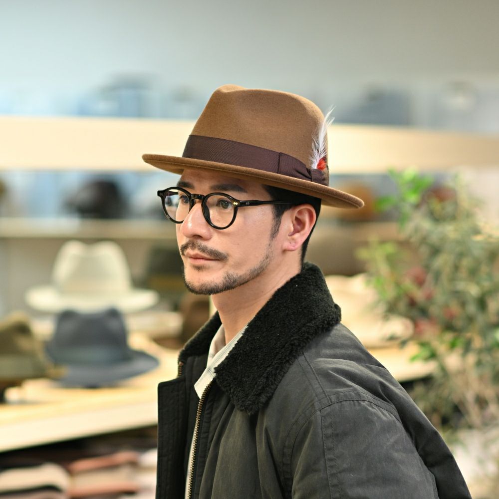 ステットソン フェルトハット CRUSHABLE WOOL HAT（クラッシャブル