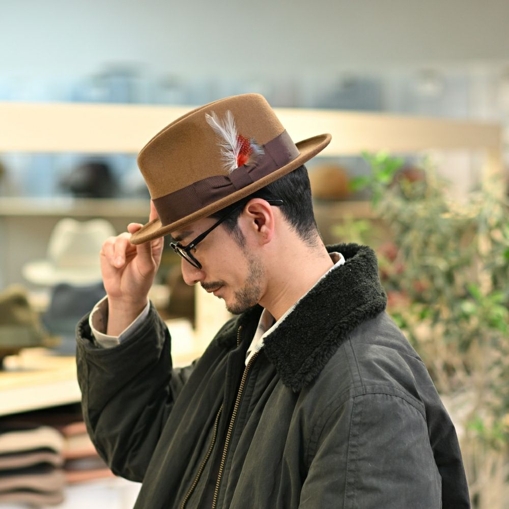 ステットソン フェルトハット CRUSHABLE WOOL HAT（クラッシャブル