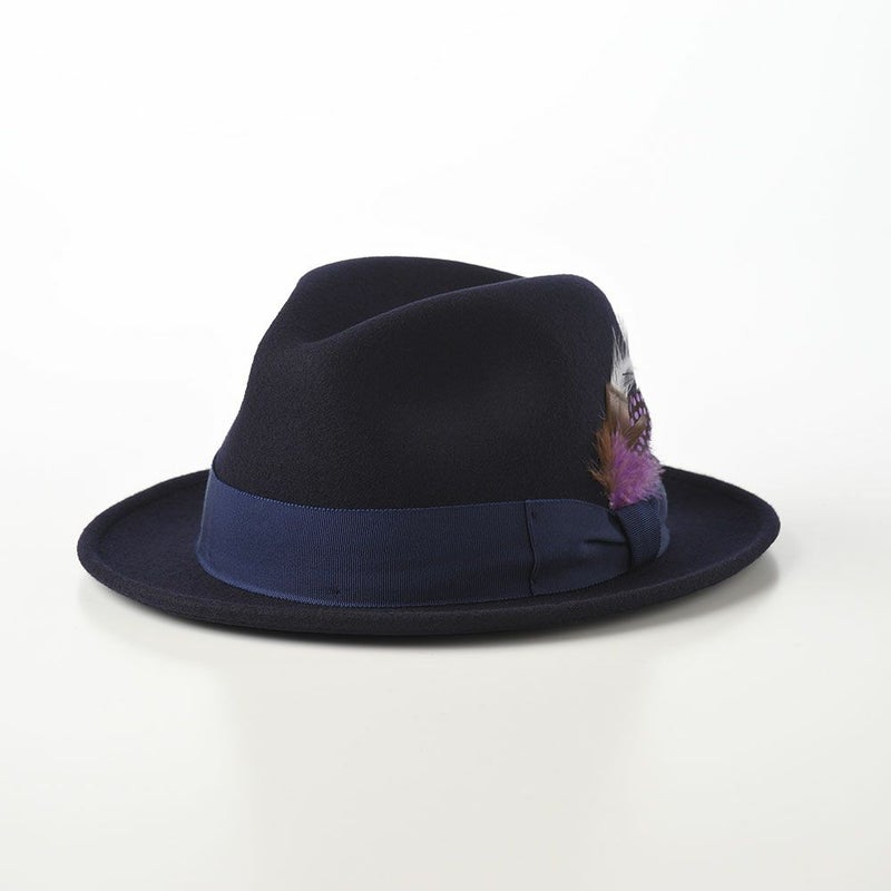 ステットソンのフェルトハット CRUSHABLE WOOL HAT（クラッシャブルウールハット）SE217 ネイビー