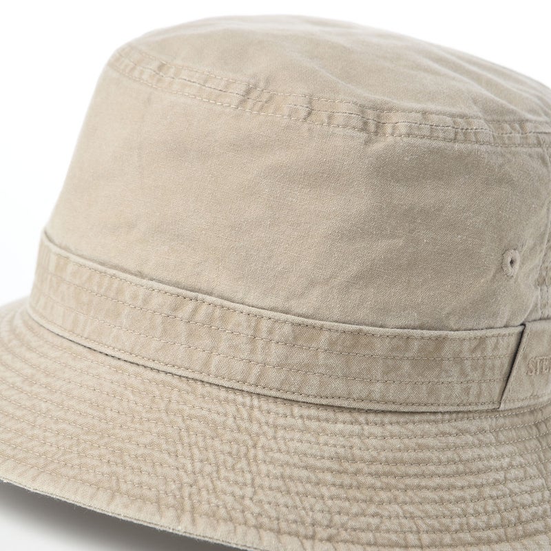 ステットソンの布帛ソフトハット COTTON OVERDYE WASHED HAT（コットンオーバーダイウォッシュドハット）SE076 ベージュ