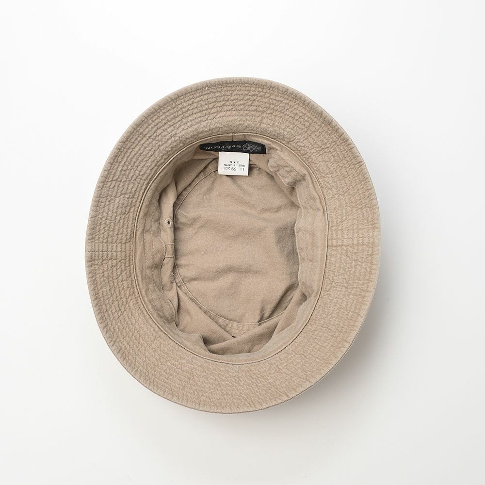ステットソン 布帛ソフトハット COTTON OVERDYE WASHED HAT（コットン
