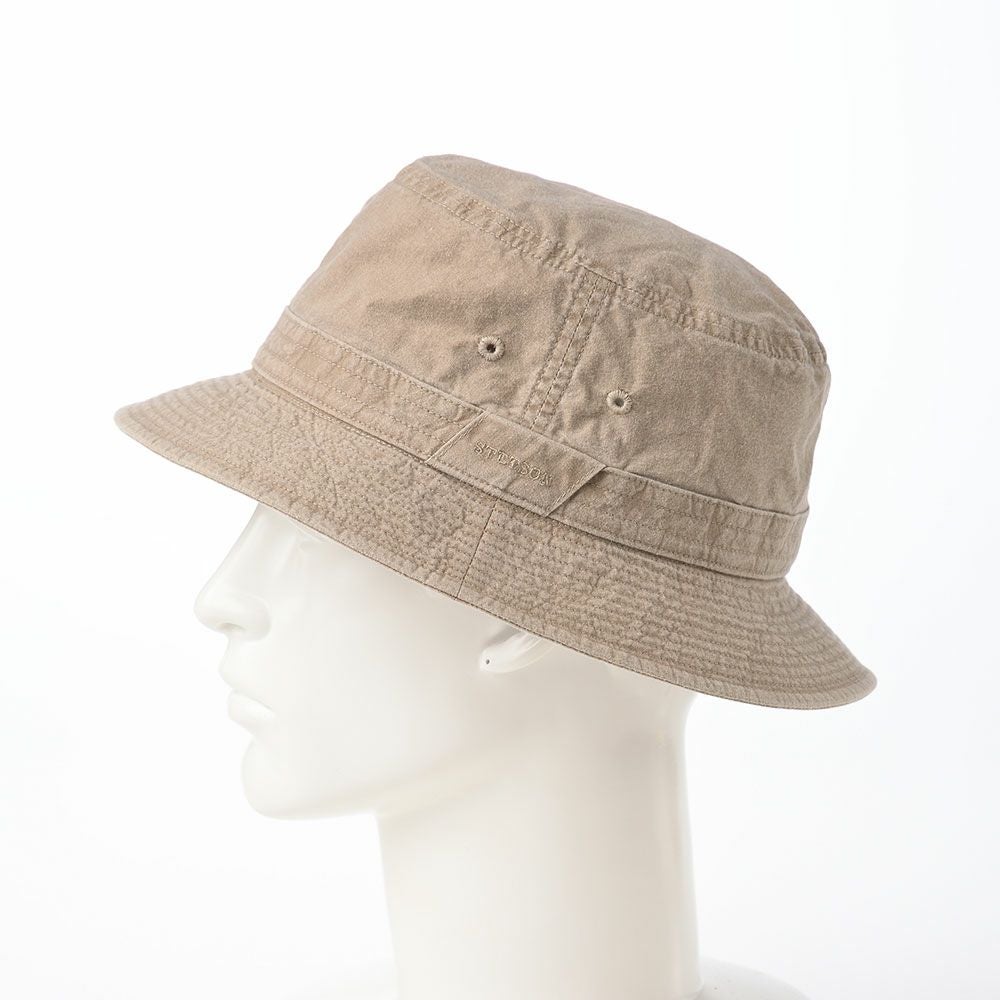 ステットソン 布帛ソフトハット COTTON OVERDYE WASHED HAT（コットン