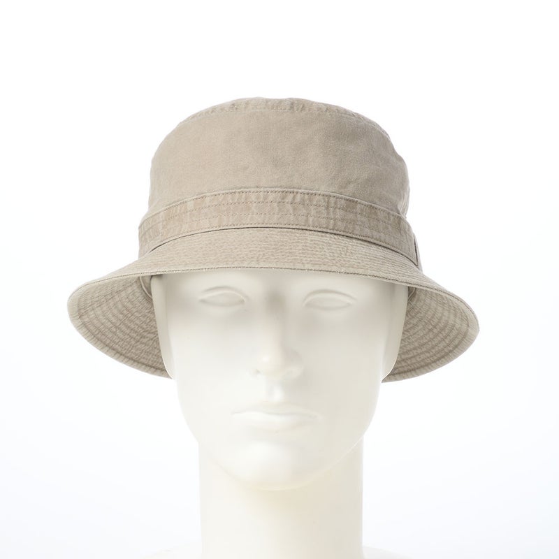 ステットソンの布帛ソフトハット COTTON OVERDYE WASHED HAT（コットンオーバーダイウォッシュドハット）SE076 ベージュ