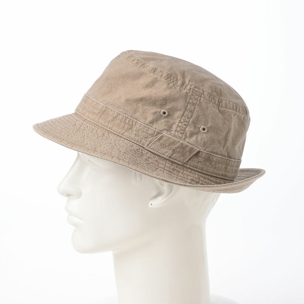 ステットソン 布帛ソフトハット COTTON OVERDYE WASHED HAT（コットン