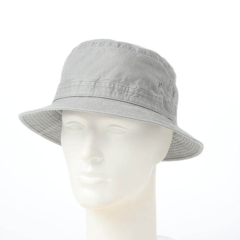 ステットソンの布帛ソフトハット COTTON OVERDYE WASHED HAT（コットンオーバーダイウォッシュドハット）SE076 グレー