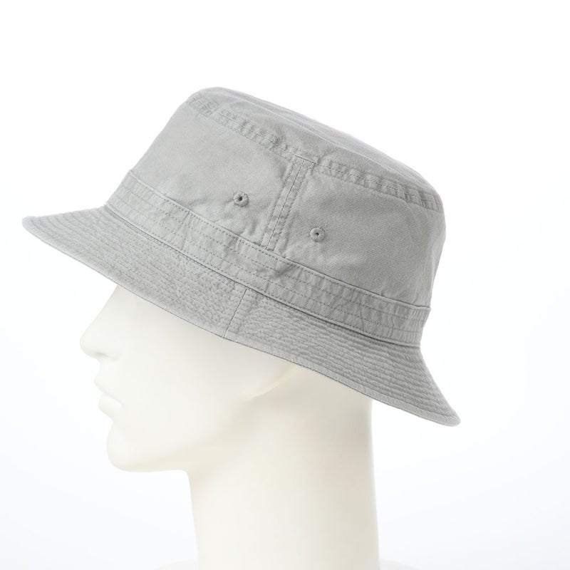 ステットソンの布帛ソフトハット COTTON OVERDYE WASHED HAT（コットンオーバーダイウォッシュドハット）SE076 グレー