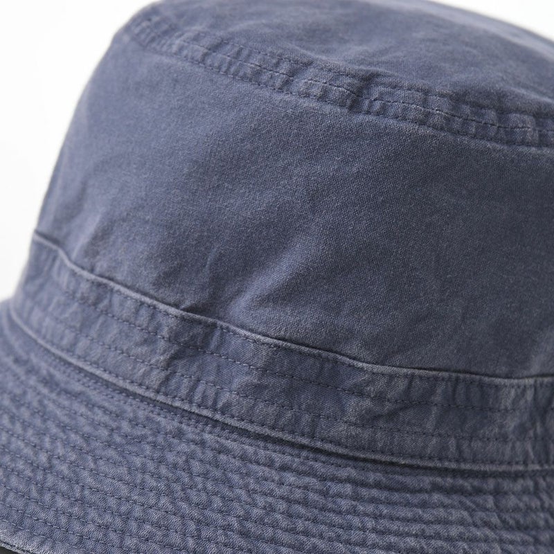 ステットソンの布帛ソフトハット COTTON OVERDYE WASHED HAT（コットンオーバーダイウォッシュドハット）SE076 ネイビー