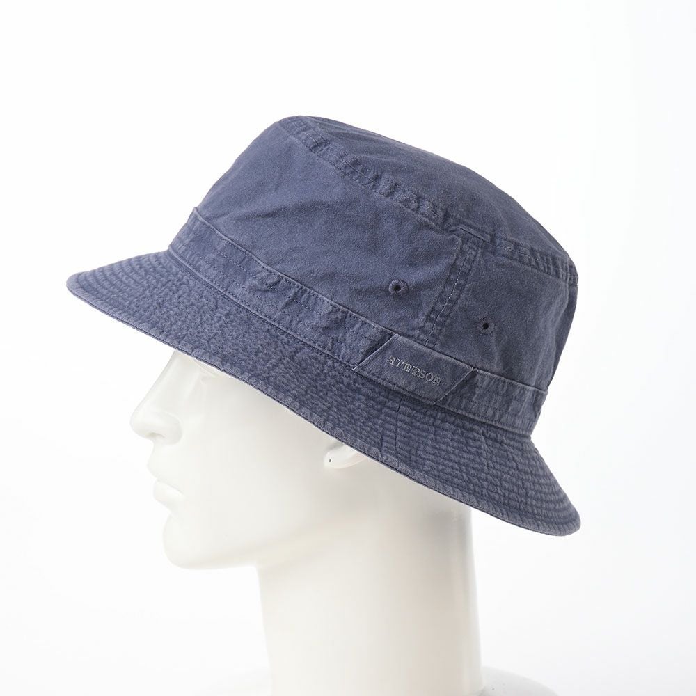 ステットソン 布帛ソフトハット COTTON OVERDYE WASHED HAT（コットン