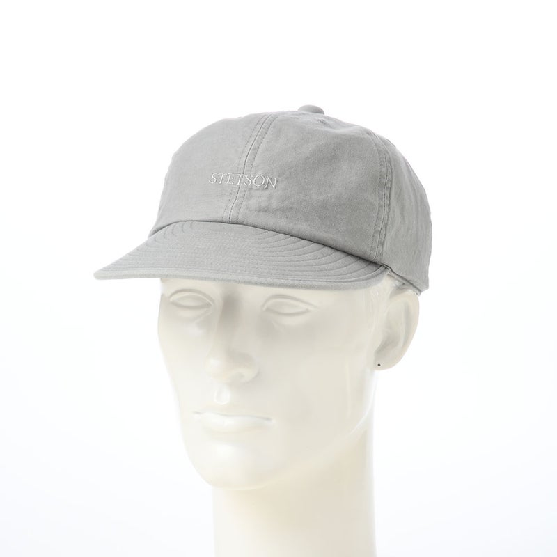 ステットソンのキャップ COTTON OVERDYE WASHED CAP（コットンオーバーダイウォッシュドキャップ）SE077 グレー