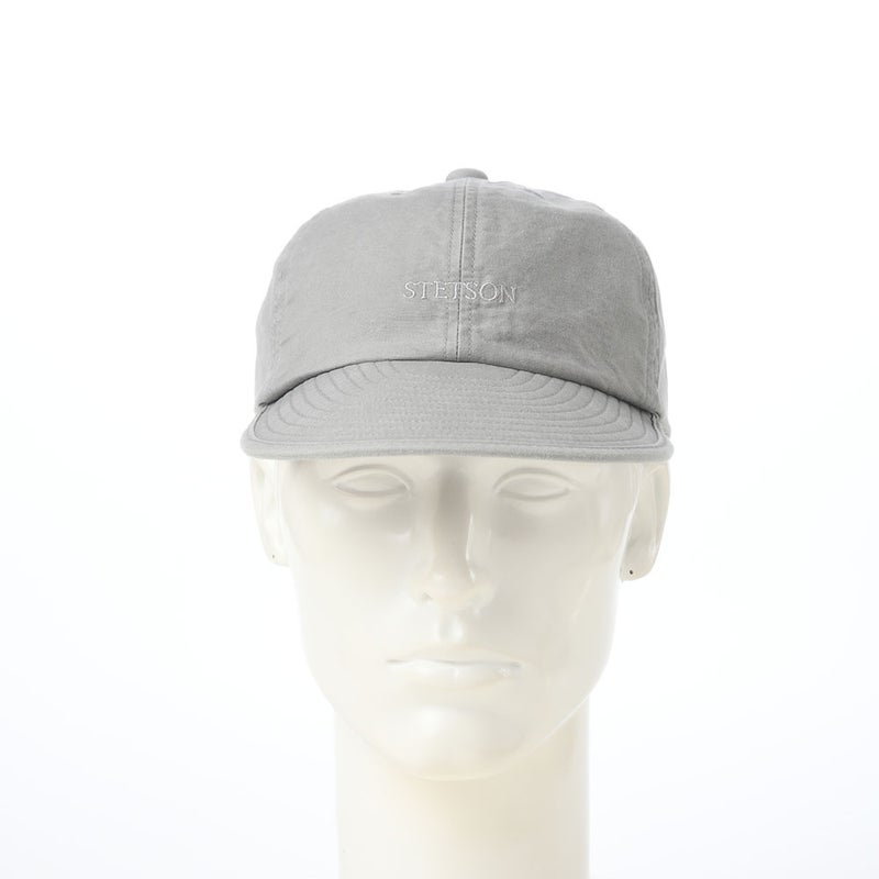 ステットソンのキャップ COTTON OVERDYE WASHED CAP（コットンオーバーダイウォッシュドキャップ）SE077 グレー