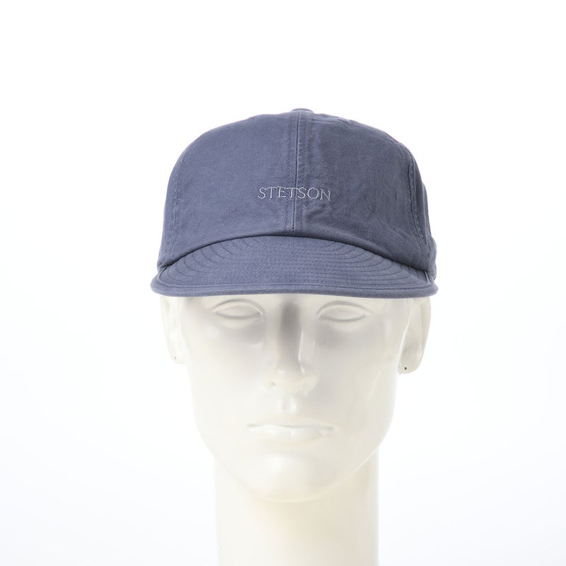 ステットソンのキャップ COTTON OVERDYE WASHED CAP（コットンオーバーダイウォッシュドキャップ）SE077 ネイビー