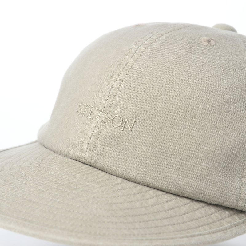 ステットソンのキャップ COTTON OVERDYE WASHED CAP（コットンオーバーダイウォッシュドキャップ）SE077 オリーブ