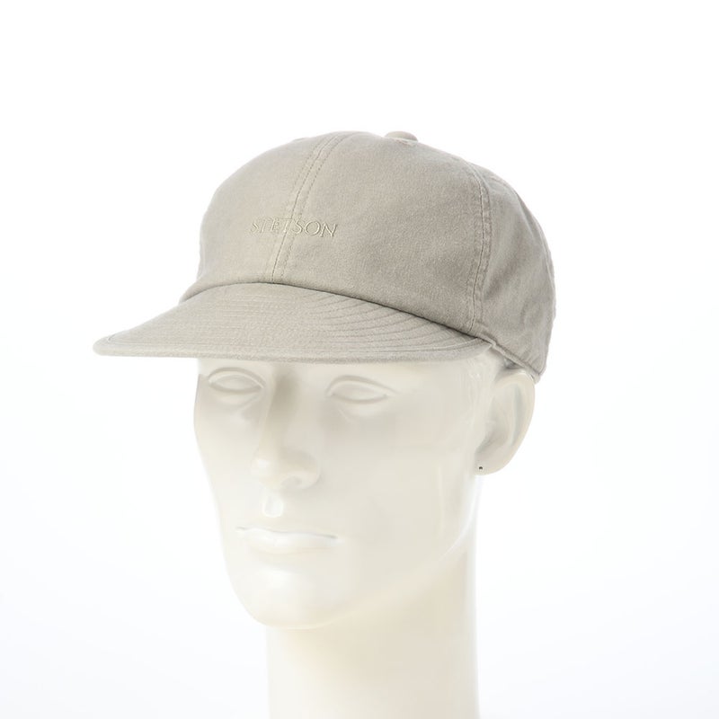 ステットソンのキャップ COTTON OVERDYE WASHED CAP（コットンオーバーダイウォッシュドキャップ）SE077 オリーブ