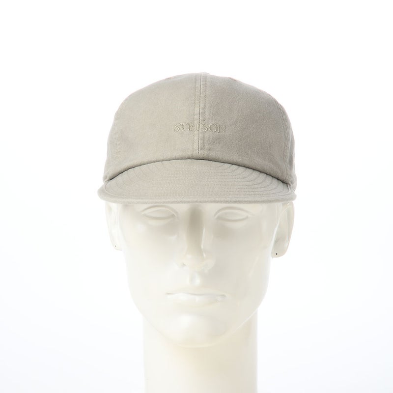 ステットソンのキャップ COTTON OVERDYE WASHED CAP（コットンオーバーダイウォッシュドキャップ）SE077 オリーブ