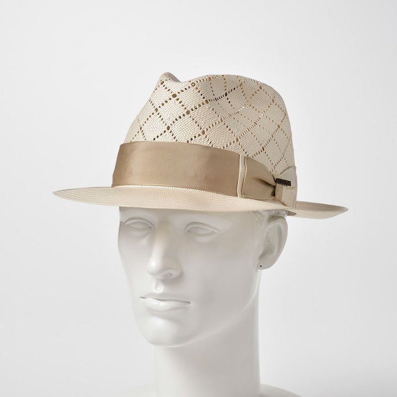 ステットソンのストローハット DARTMOUTH（ダートマス）ST134 ホワイト