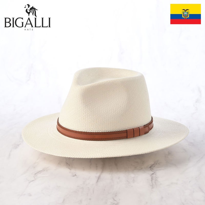 ビガリのパナマハット Vancouver TE（バンクーバー）ホワイト