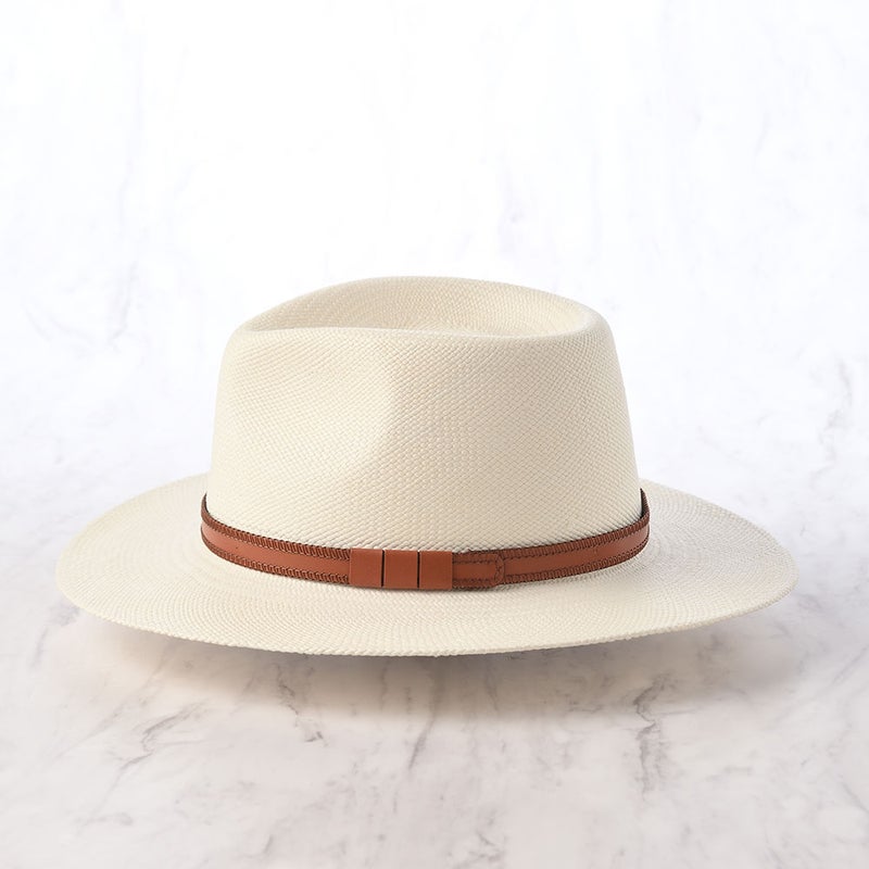 ビガリのパナマハット Vancouver TE（バンクーバー）ホワイト