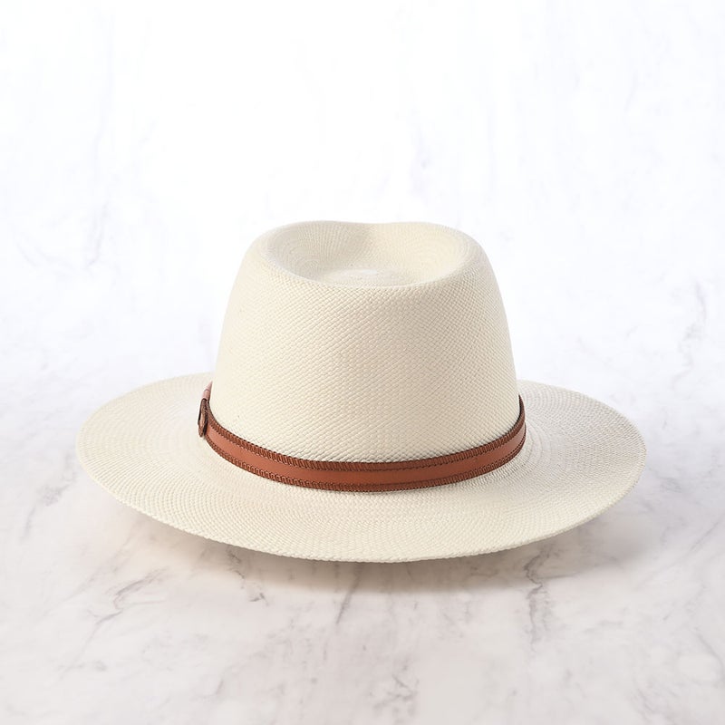 ビガリのパナマハット Vancouver TE（バンクーバー）ホワイト