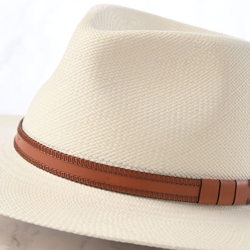 ビガリのパナマハット Vancouver TE（バンクーバー）ホワイト