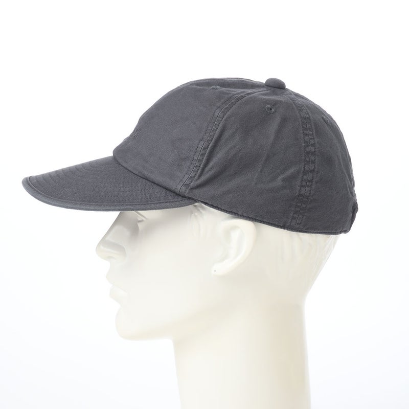 ステットソンのキャップ COTTON OVERDYE WASHED CAP（コットンオーバーダイウォッシュドキャップ）SE077 ブラック
