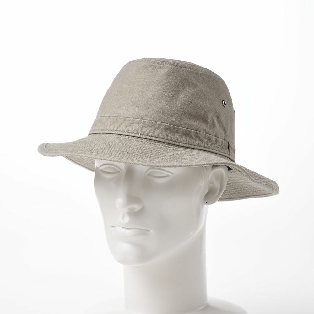 ステットソン 布帛ソフトハット COTTON OVERDYE WASHED LONG HAT