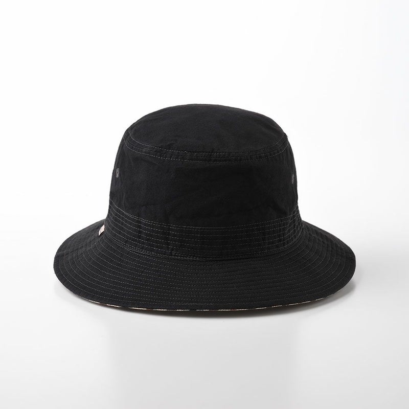 ダックスのサファリハット Safari Cotton Washer（サファリ コットンワッシャー） D1694 ブラック