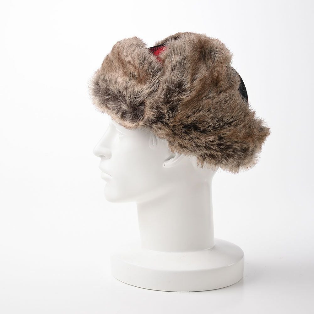 ステルコフスキー 飛行帽 LUMBERJACK Harris Tweed（ランバージャック