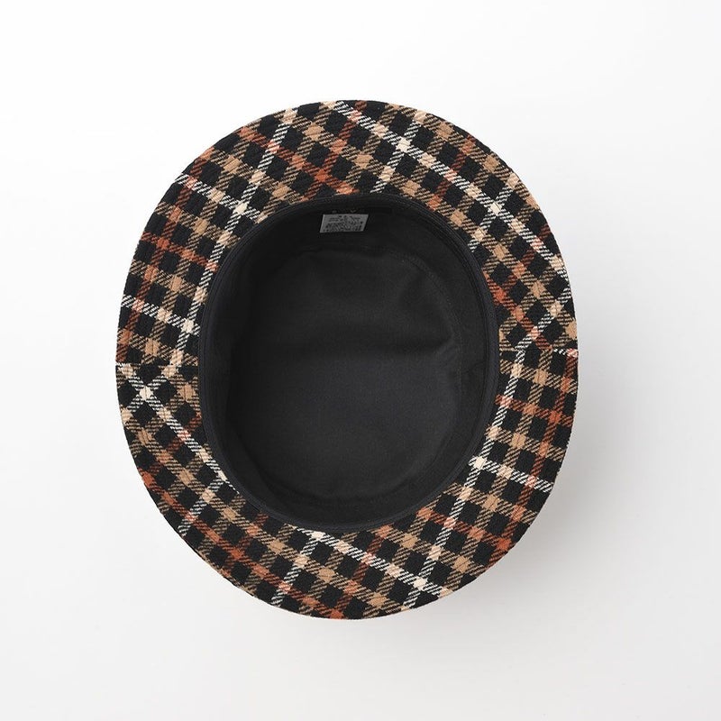 ダックスのサファリハット Safari Wool Tartan（サファリ ウールタータン） D3841 ブラック