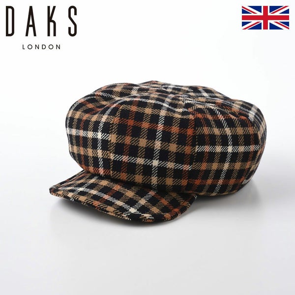 Casket Wool Tartan（キャスケット ウールタータン） D3842 ブラック