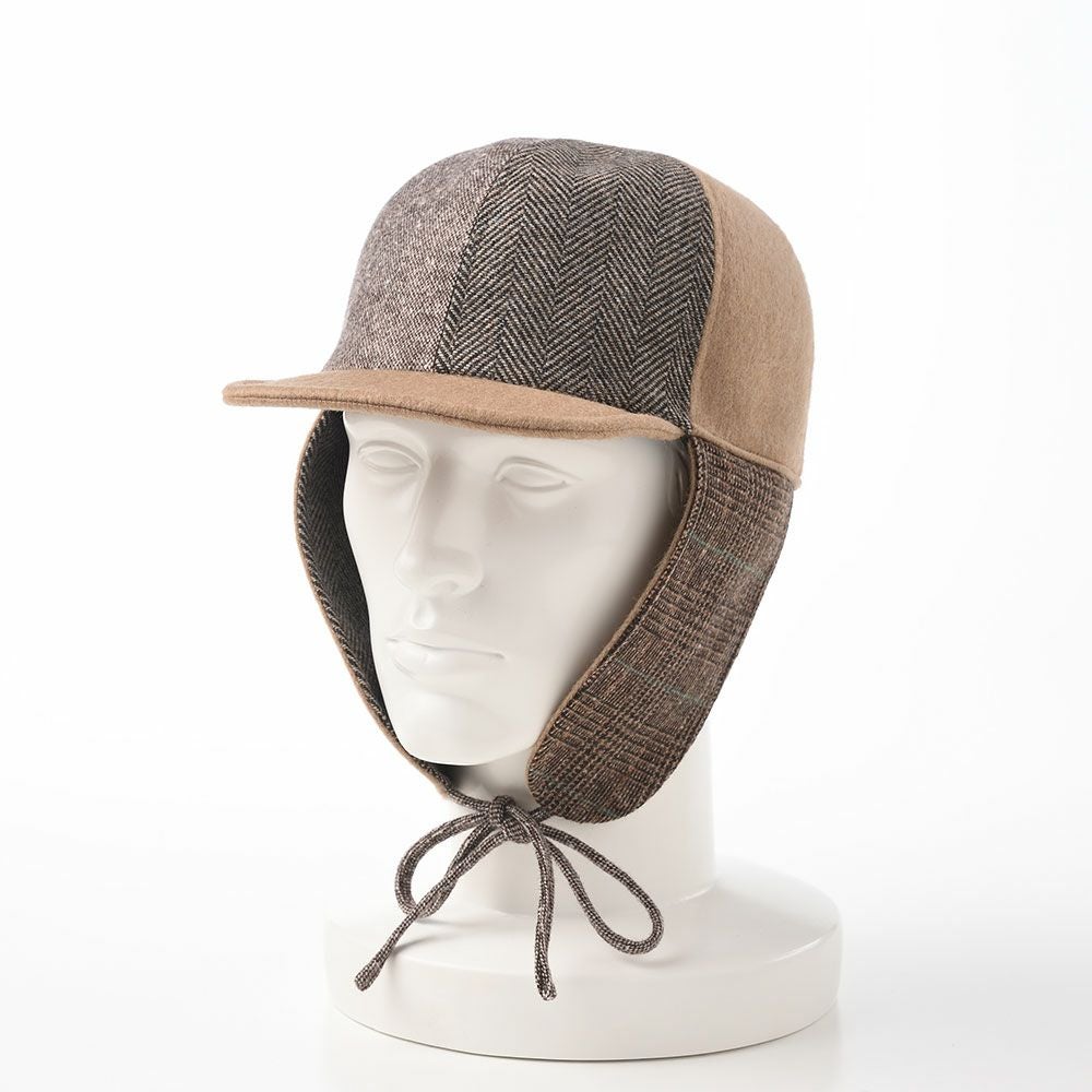 ダックス 鹿撃ち帽 Earflap Cap Patchwork（イヤーフラップ キャップ