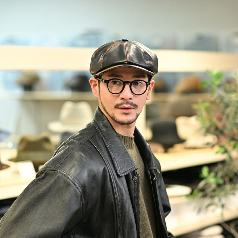 マローネのキャスケット Dublino Lambskin（ダブリーノ ラムスキン）BN132 ブラック